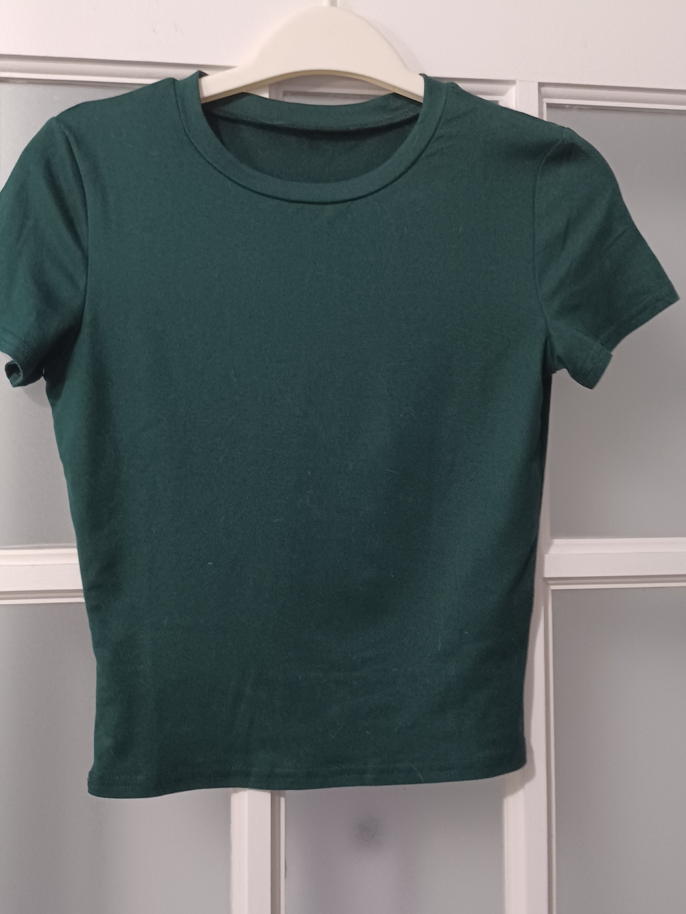 New Basic Forest Green Crewneck Tee